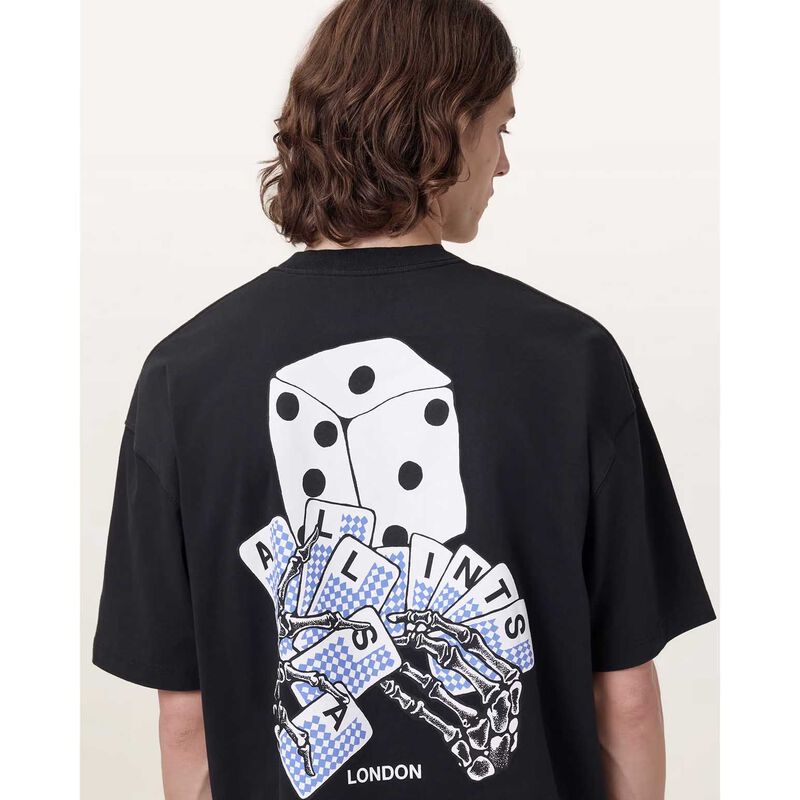 AllSaints Dealt Short Sleeve Crew Neck T-Shirt image number 2